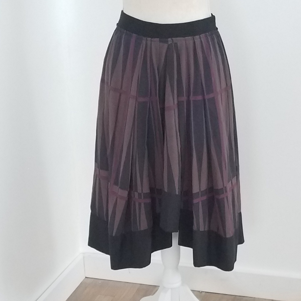 Les Copains | Midi High-low Pleated Skirt (A39)